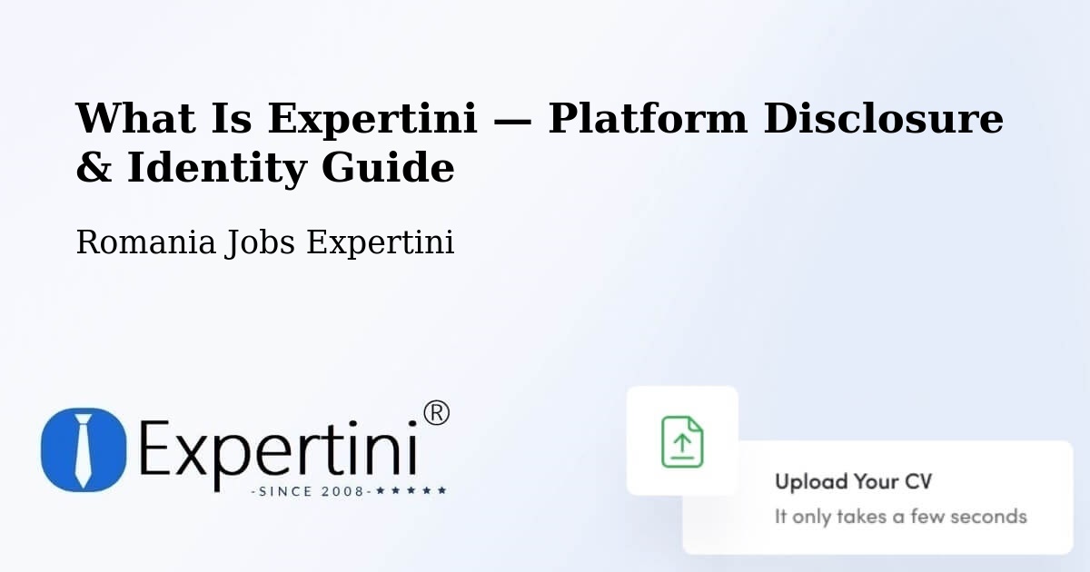 What Is Expertini — Platform Disclosure & Identity Guide – Șoard
